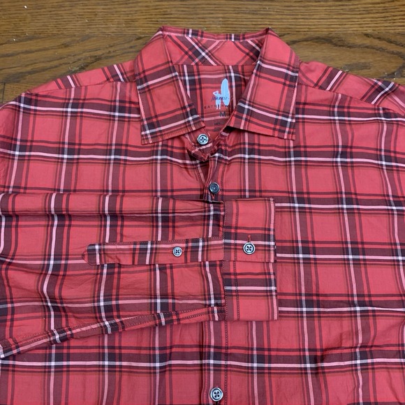 johnnie-O Other - NWT johnnie-O Luton Featherweight Shirt Mens Medium Plaid Button Up Long Sleeve